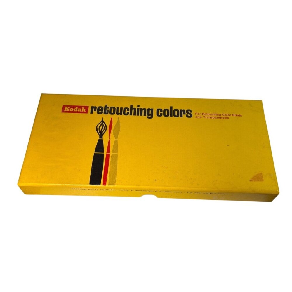 Kodak Retouching Colors Set For Color Prints & Transparencies In Original Box